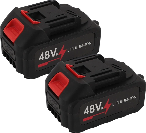 Dos baterías de 48 V para trabajar más tiempo