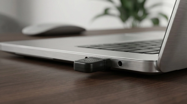 Dongle compacto USB 2.0: solo conéctalo