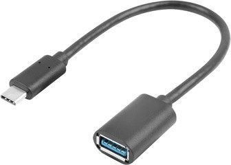 Adaptador USB-C (macho) a USB-A (hembra) USB 3.1, 15 cm