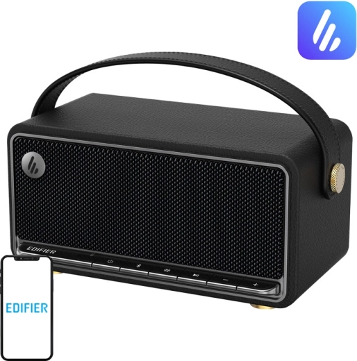 Altavoz Bluetooth portátil Edifier MP330 – retro negro