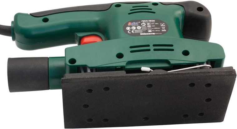 Lijadora vibratoria 150 W ASIST con sistema de aspiración de polvo