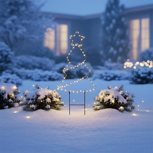 LED blanco cálido para un ambiente navideño acogedor