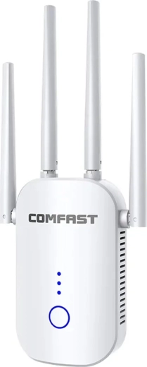 Amplificador de señal Wi-Fi de 1200 Mbps con 4 antenas