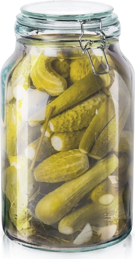 Tarro de cristal con cierre de clip (tipo patent) 4,2 l