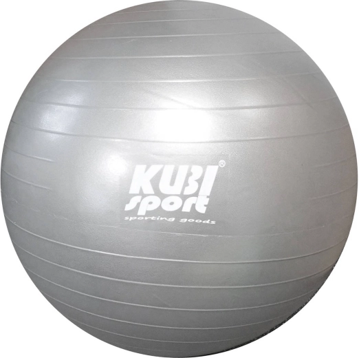 Balón de gimnasia Kubisport plateado 65 cm - 1 pieza