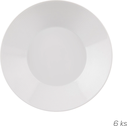 Plato hondo Mona línea 22 cm, juego de 6 uds