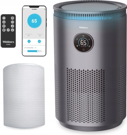 Humidificador de aire evaporativo WEBBER COMO con filtro antibacteriano