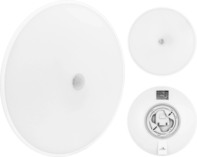 Plafón LED de techo Maclean con sensor de movimiento PIR
