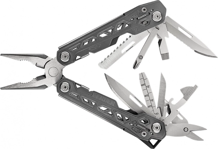 Multiherramienta GERBER Truss, inoxidable, 17 funciones con funda
