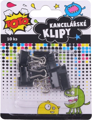 Clip de oficina 15 mm, 10 uds.