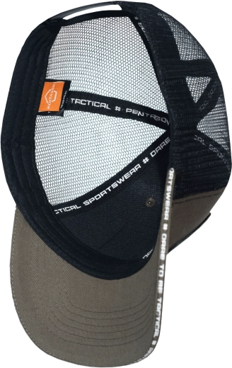 Gorra trucker Pentagon Wills de twill, negra