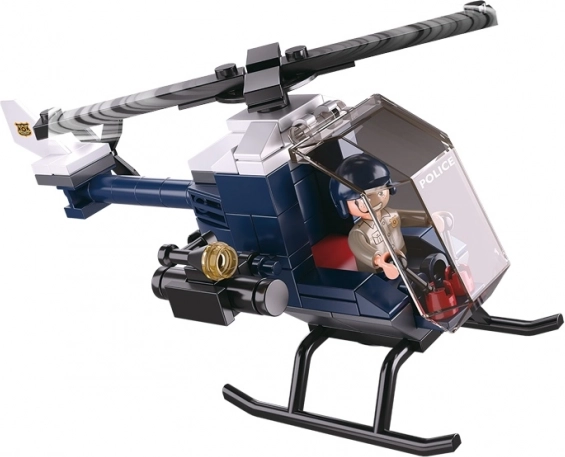 Sluban Policía 4en1 helicóptero – miniconstrucción