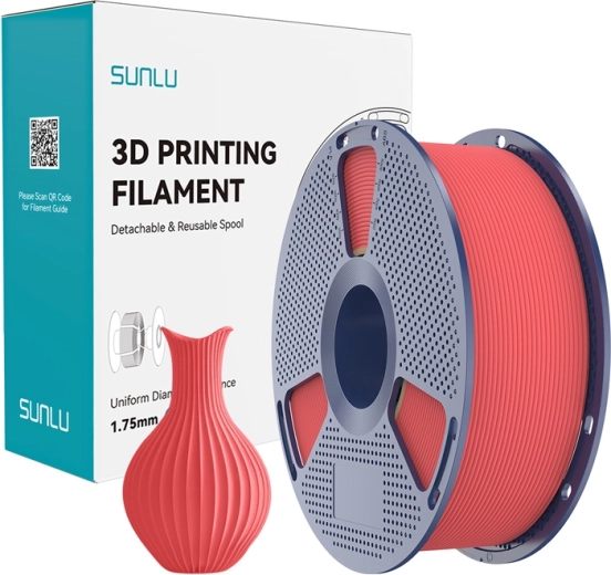 Filamento Sunlu PLA Classic cereza