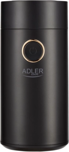 Molinillo de café eléctrico Adler – Negro con dorado
