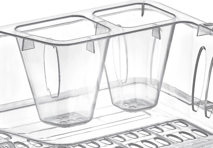 Bandeja extraíble y drenaje rápido