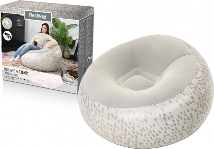 Sillón inflable BESTWAY gris