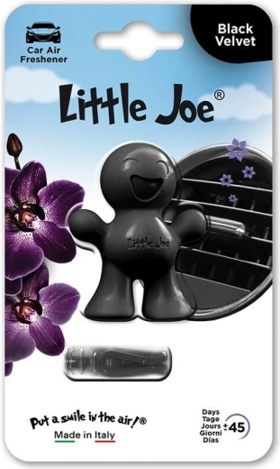 Ambientador para coche Supair Drive Little Joe 3D Black Velvet