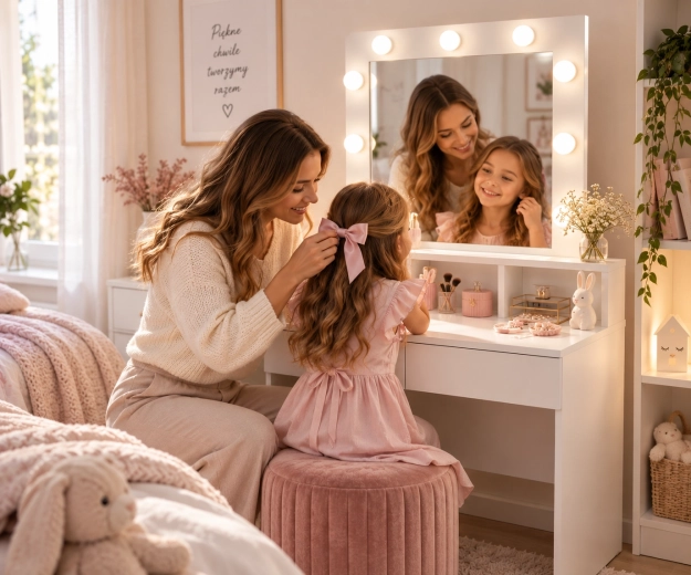 Espejo LED con luz ajustable