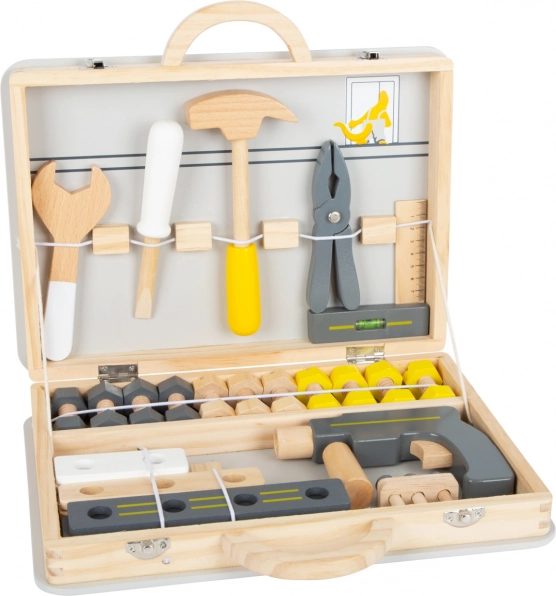 Maletín de madera con herramientas Miniwob para niños
