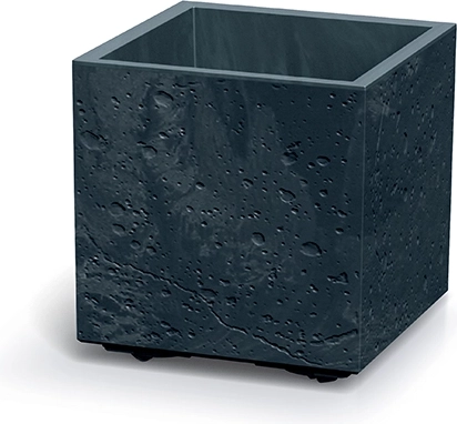 Macetero Sierra Square con efecto hormigón 28,8 × 28,8 cm, antracita