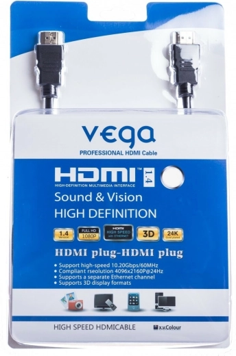 Cable HDMI Vega 10 m negro