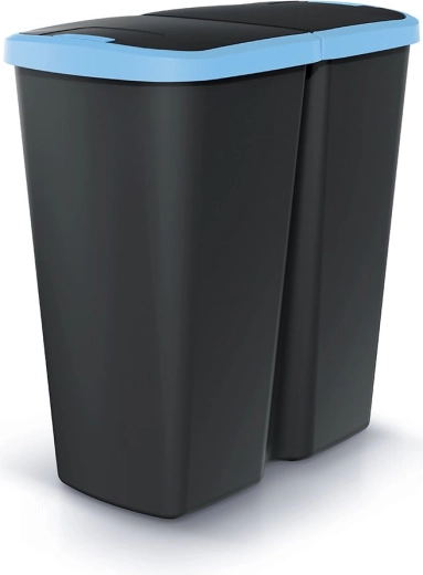 Papelera para separación de residuos Compacta Duo 45 l
