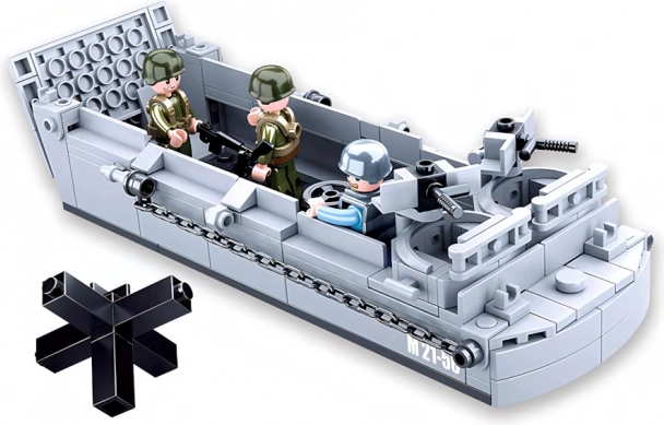 Sluban Army lancha de desembarco de la Segunda Guerra Mundial - set de construcción