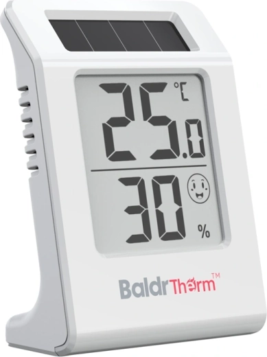 Termohigrómetro digital solar BaldrTherm
