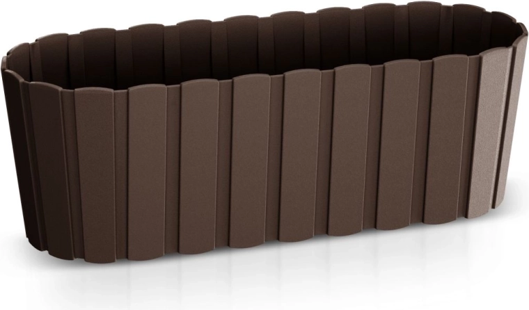 Jardinera de plástico Boardee Case 38,3 cm marrón