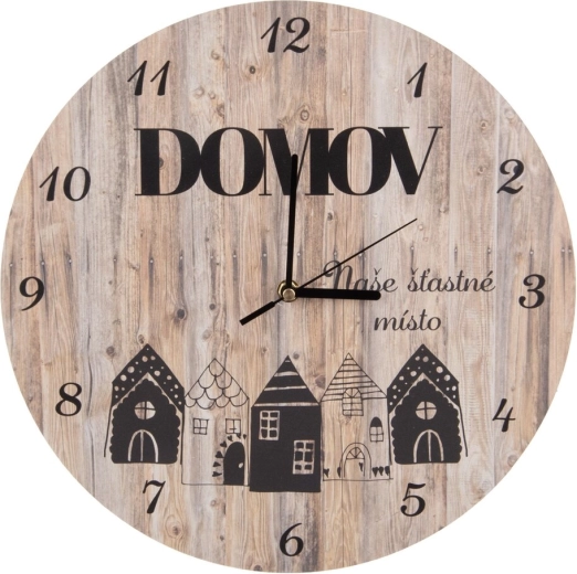 Reloj de pared Hogar… marrón 34 cm
