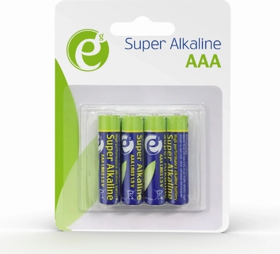 Pilas alcalinas AAA LR03 1,5 V – paquete de 4 unidades