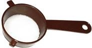 Colador de cocina de 9 cm con ganchos y mango