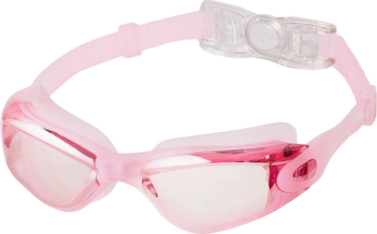 Gafas de natación NILS Aqua rosas con anti-fog y protección UV