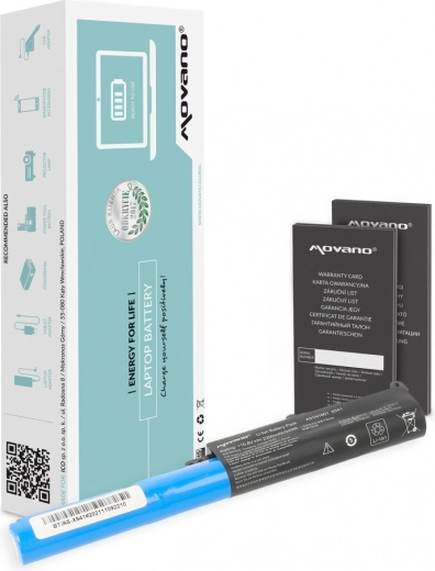 Batería Movano A31N1601 para Asus X541 y R541 (2200 mAh, 24 Wh)
