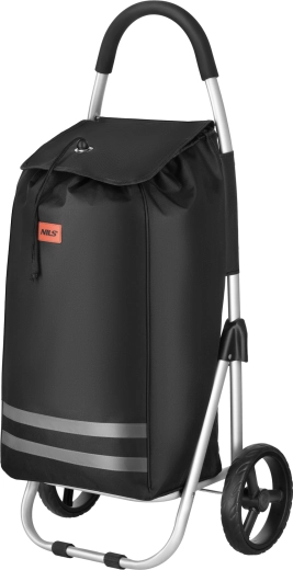 Carro de la compra plegable 45 l NILS negro