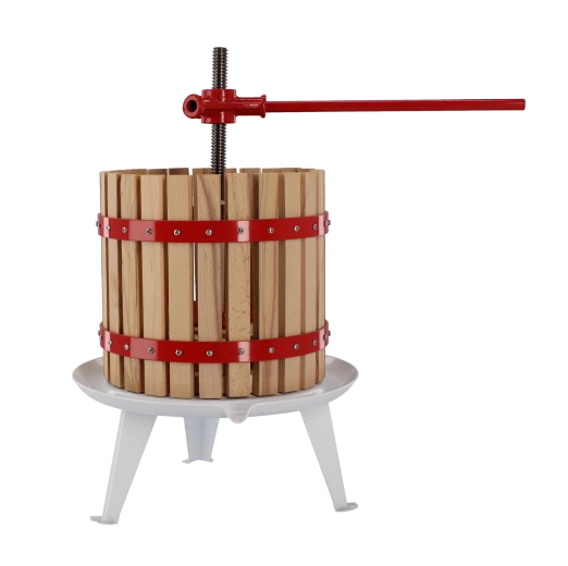 Amplia cesta de madera de 12 l