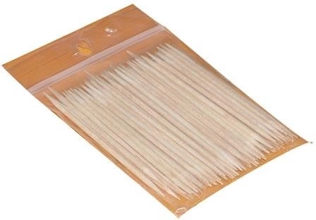Palillos de madera redondos de doble punta 100 uds