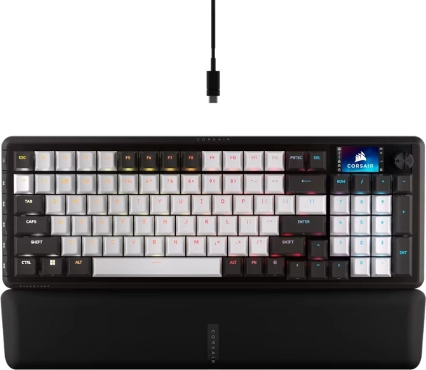 Teclado mecánico gaming Corsair Vanguard 96 MLX Plasma Dual Tone