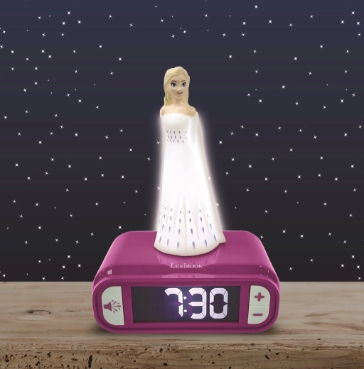 Brillante luz nocturna 3D de Elsa