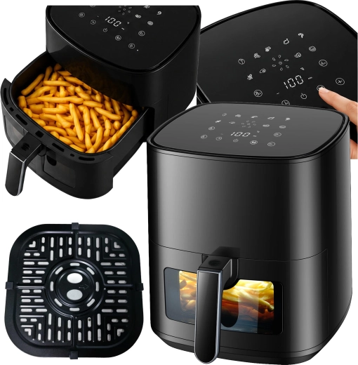 Ventana de control del alimento e inserto extraíble