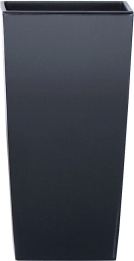 Maceta Urbi Square Matt con inserto de 14 cm en antracita