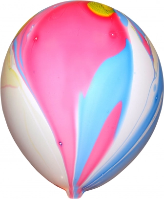 Globos inflables arcoíris 30 cm – set de 10 uds