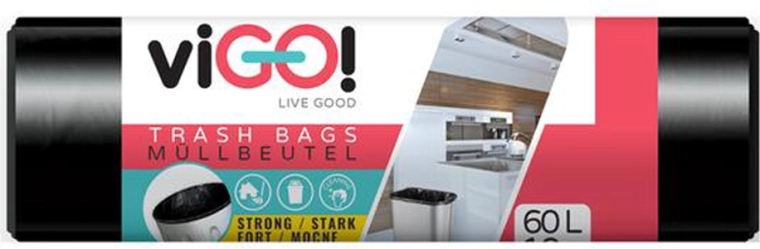 Bolsas de basura 60 l VIGO DeLuxe, 10 uds