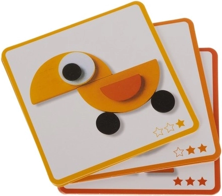 Montaje de animales según las tarjetas