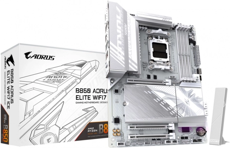 Placa base GIGABYTE para AMD AM5 con chipset B850 y Wi‑Fi 7