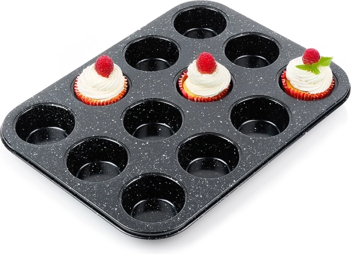 Molde de granito para muffins 12 uds. 35 × 26,5 cm