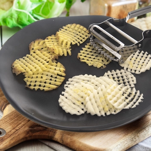 Corte preciso en rodajas y cortes tipo waffle