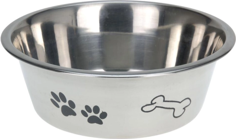 Cuenco de acero inoxidable para perro 21 cm