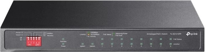 Conmutador 10× GE con PoE+/PoE++