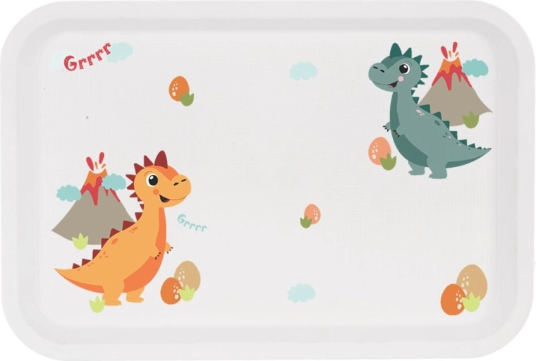 Bandeja infantil de plástico Toya DINO 30,5 × 21 cm